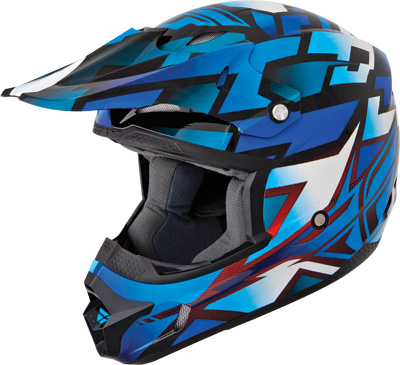 Fly Kinetic Block Out Helmet - Blue/Black