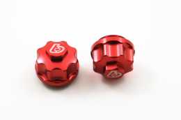 TBParts - Billet Red Tappet covers  <br> Z50 CRF50 XR50 CT70 & Pit bikes