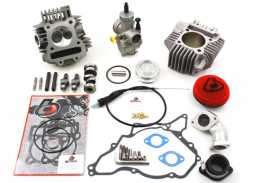 TBParts - 165cc Bore Kit, Race Head V2 and 28mm Carb Kit <br> for DRZ110 and KLX110