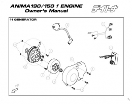 Daytona 150-190 4 Valve Anima Stator with Lighting #10