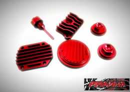 ENGINE DRESS UP KIT RED - Honda Dax CRF50 CT70 & Trail 70 Z50