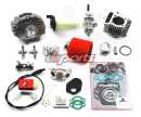 TBparts - Race Head, 88cc Big Bore and 20mm Carb Kit <br> for Motoped 49cc