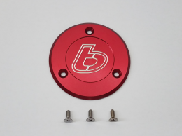 .TBParts - Billet Ignition Cover in Red for DRZ110 / KLX110 2002-2009