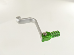 TBParts - Shifter in Green for Z125 and KLX110 05 and Up <br>- 1in shorter than stock