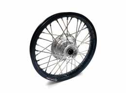 TBParts - Complete Front Wheel Assembly with Aluminum Rims and HD Spokes for Honda CRF110
