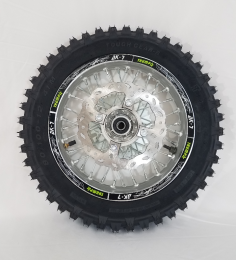 THUMPSTAR - 12IN REAR WHEEL WITH TIRE and Rim Lock SILVER