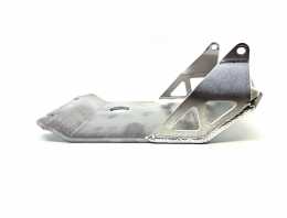 Kinetic MX - Skid Plate in Silver for KLX/DRZ 110