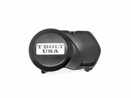 T Bolt USA Ignition and Sprocket Cover - Black