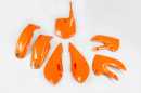 UFO - Complete Plastic Kit in Orange for KLX110 02-09