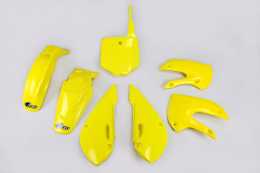 UFO - Complete Plastic Kit in Yellow for KLX110 02-09