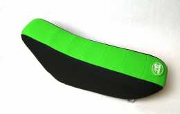 Piranha Pleated Green and Black Seat for KLX110 2002-2009 and DRZ110
