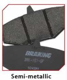 Braking - Rear Brake Pad Set - KTM SX65/MX80 - Semi Metallic