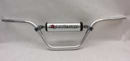 TBParts - Silver Handlebars for KLX110 & aftermarket Z50/XR/CRF50 triple clamps
