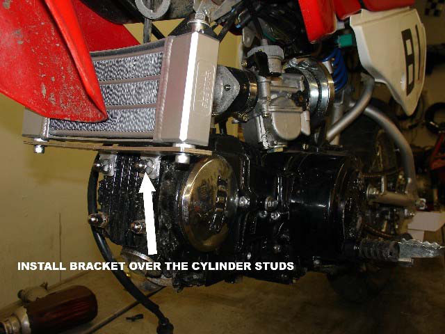 W Racing CNC Oil Cooler Kit 140cc 425mm Hose Bolts Pitbike 110cc 125cc CW Red 