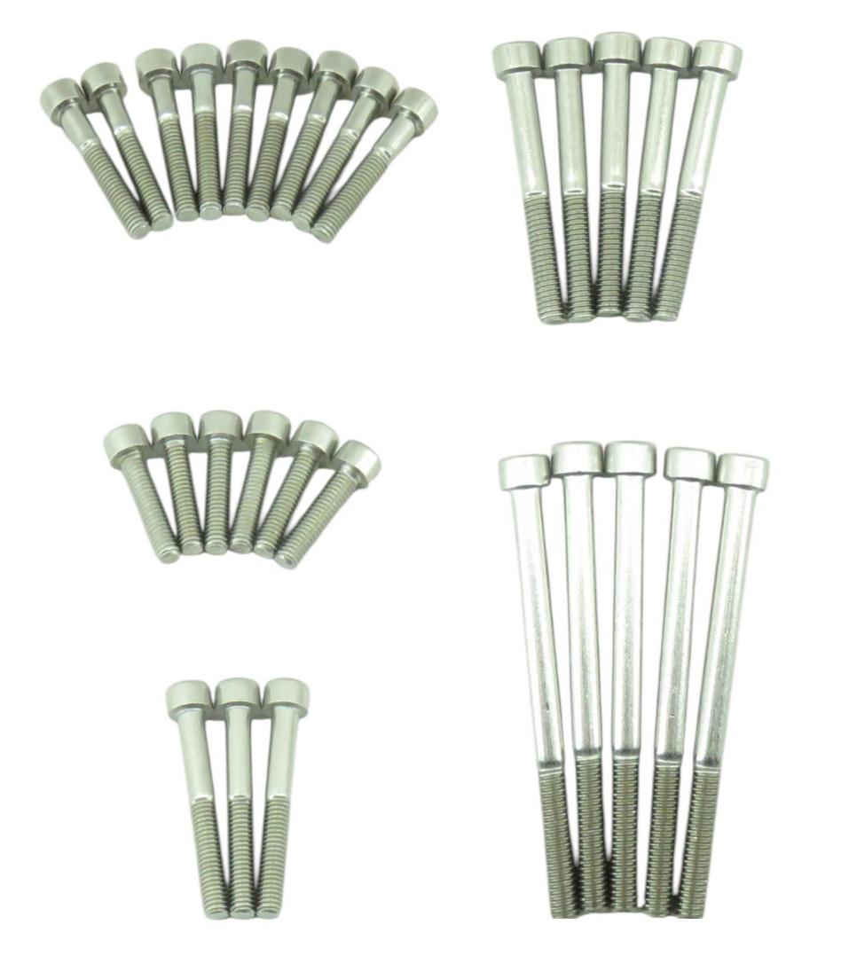 Stainless Steel Allen Bolt Kit For Suzuki DRZ400, Kawasaki KLX400, CCM DS400 Engine Covers - UK Made