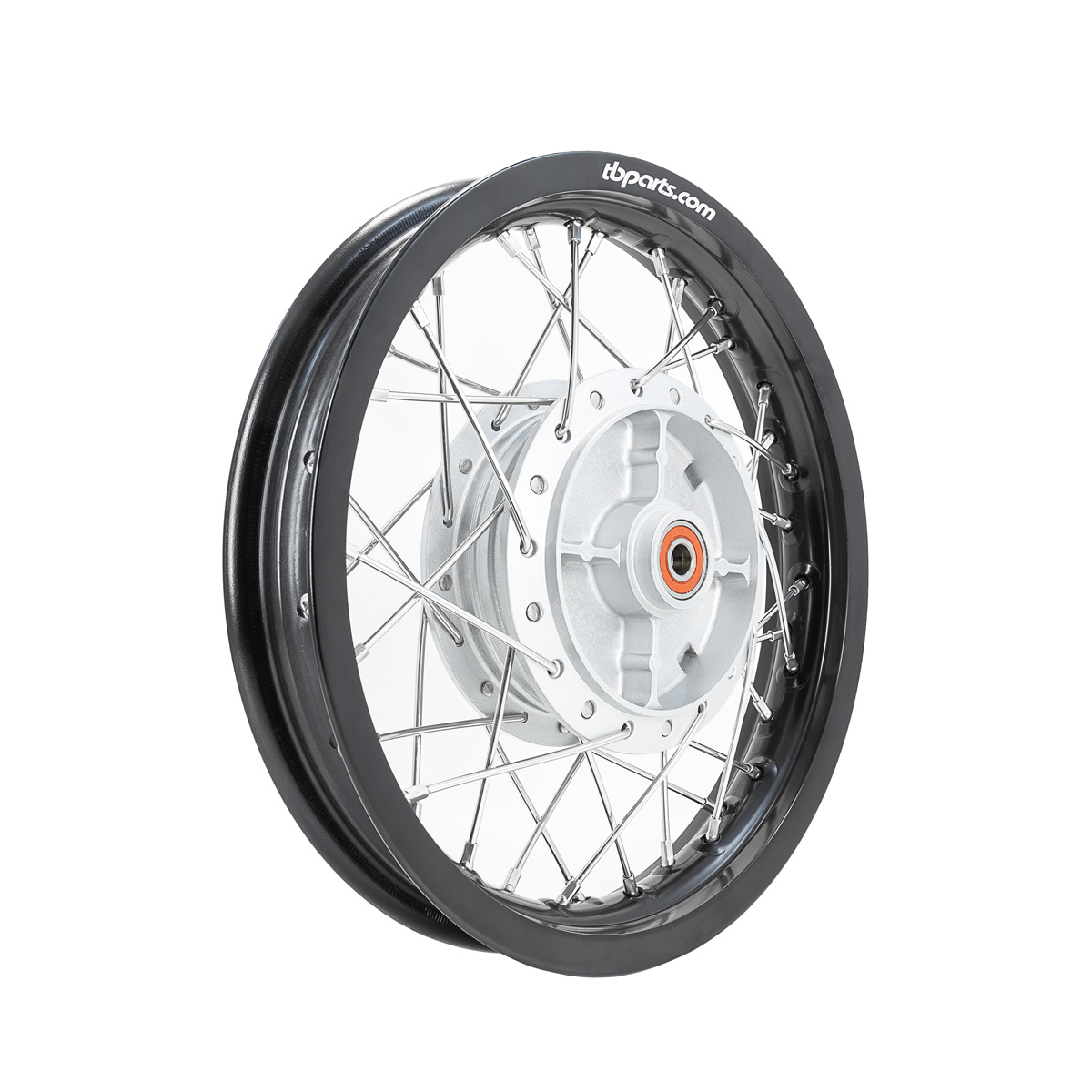 Tbparts Complete Rear Wheel Assembly With Aluminum Rims And Hd Spokes