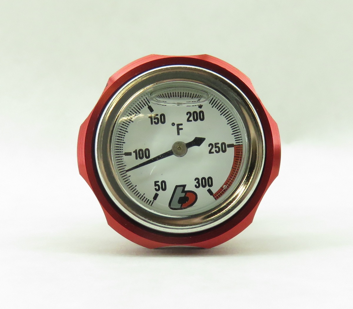 TBParts Dipstick Oil Temp Gauge in Red for Honda 50 & 70 TBW1130
