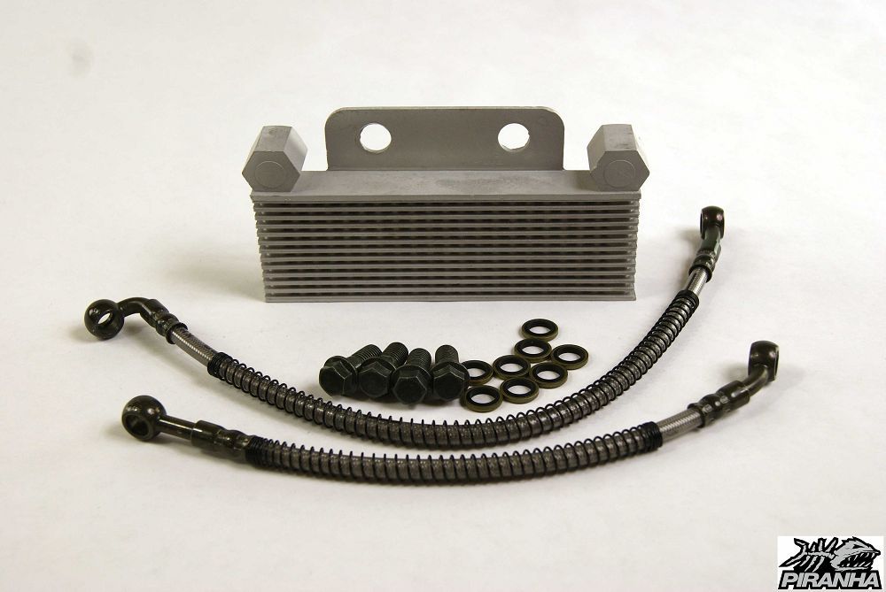 Piranha Oil Cooler with Daytona Lines WHS3264 Oil Coolers & Oil