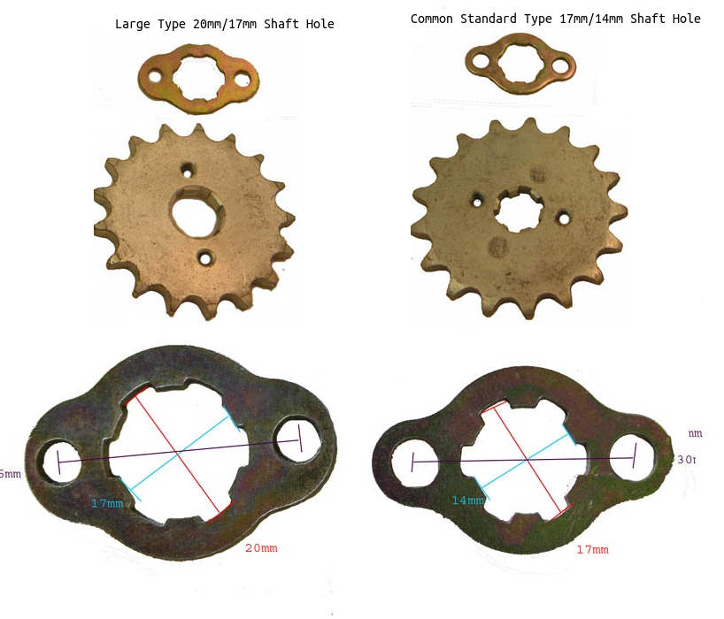 Front sprockets