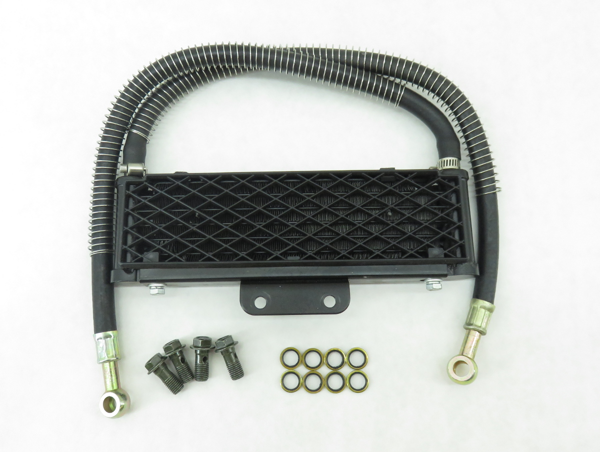 TRC ONE OIL COOLER BLACK TRC8127 Oil Coolers & Oil Filters Pit