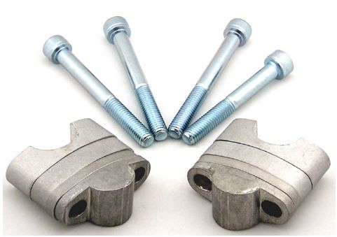 bicycle adjustable handlebar risers