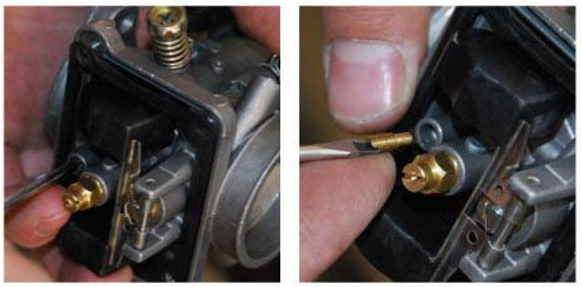 How to Adjust Motorcycle Carburetor Pilot Jet Screw 