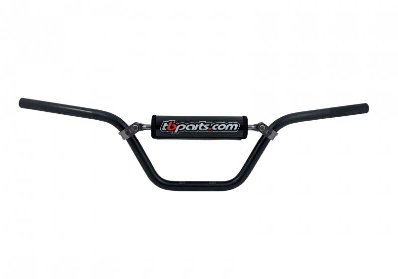 TBParts - Black Handlebars for KLX110 & aftermarket Z50/XR/CRF50 Triple Clamps