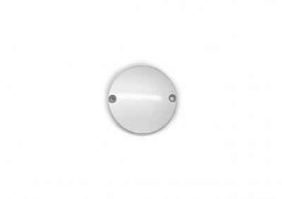 50-125cc Round Clutch Cover - Silver