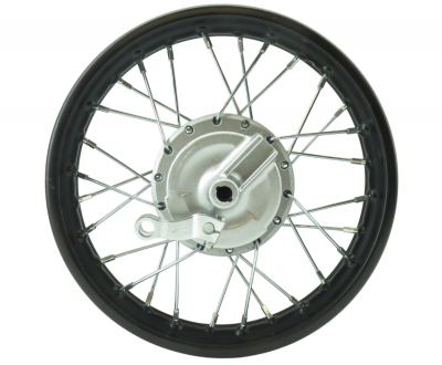 CRF50 & Pitbike Wheel (12" rear Drum) Fits Stock CRF50 with extended swingarm