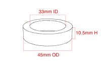 SSR - SR 125TR Fork Seals and Wiper Set (33mm x 45mm x 11mm) - photo 2