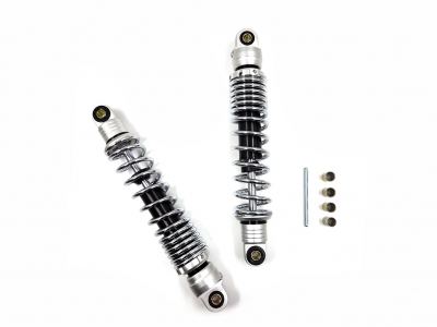 TBparts - 330mm Rear Shock Set in Chrome for Monkey 125 and CT70