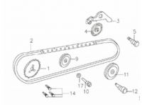 YX 140 YX125 YX90 GUIDE ROLLER PIN CYLINDER ROLLER BOLT - photo 2