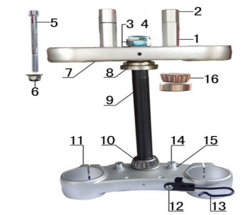 Thumpstar TSX Triple clamp