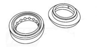Thumpstar - TSX fork seal and wiper for VS-1 Fork (33mm x 46mm x 10.8mm)  Alternate Part Number TRC-2525