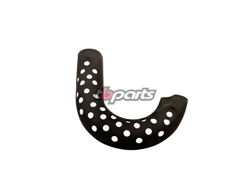 KIT COMPONENT - TBPARTS - BLACK LOWER MUFFLER GUARD A