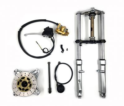 CT70 Conventional Style Front End 30mm Fork Kit with Disc Brake