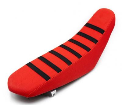 Tall Seat Red with Black Ribs for CRF110 and CRF125 2019-Present