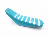 Tall Seat Teal w/ White Ribs for CRF110 and CRF125 2019-Present - photo 2