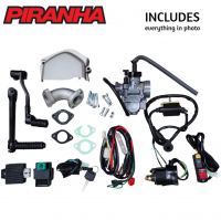 Piranha - 140cc Bottom Electric Start Semi-Auto E-Start Engine - photo 2