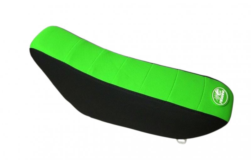 Piranha Pleated Green and Black Seat for KLX110 2002-2009 and DRZ110