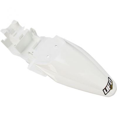 UFO - Rear Fender in White for KLX 110 2010-Present