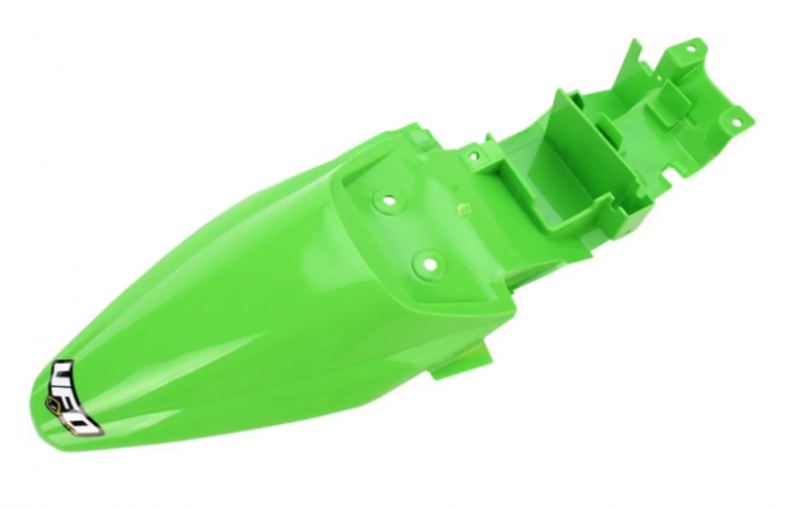 UFO - Rear Fender in Green for KLX 110 2010-Present