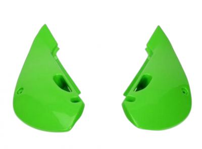UFO - Side Number Plates in Green for KLX 110 2002-2009