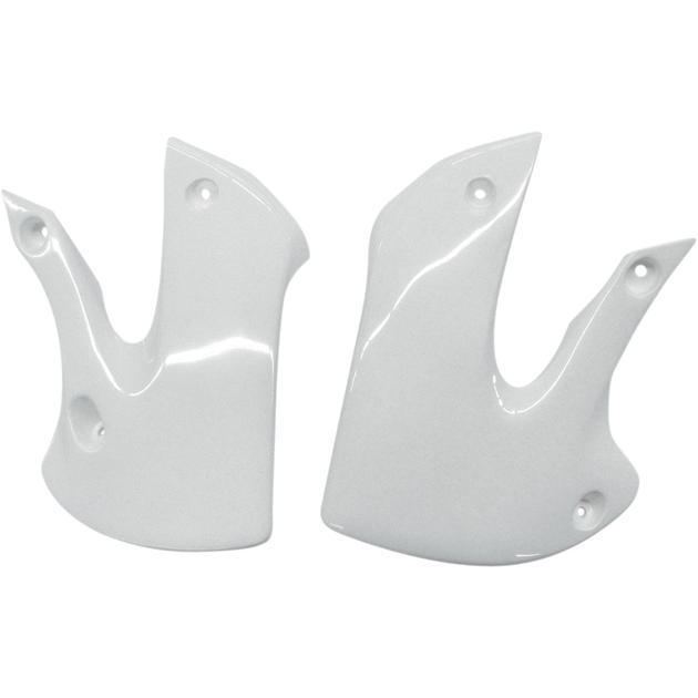 UFO - Radiator shrouds in White for KLX 110 2002-2009