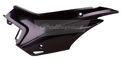 Polisport - Side Number Plates in Black for CRF110 2013-2018