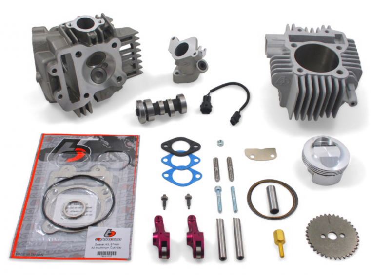 TBParts - 178cc Big Bore Kit, Race Head V2, and Intake Manifold Kit Z125
