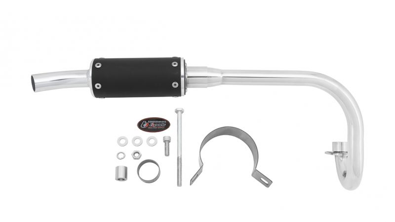 TBParts - Matte Black Exhaust for Z50 Hardtail