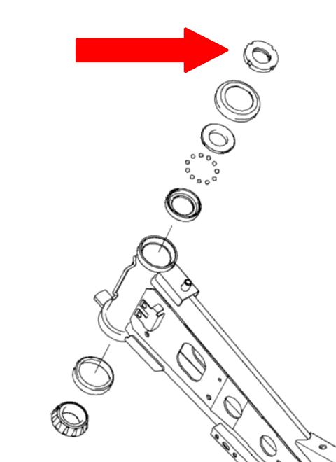 Kawasaki - Top Spanner Nut 25mm for KLX110