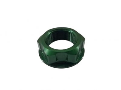 Piranha - Billet Steering Stem Nut - Green