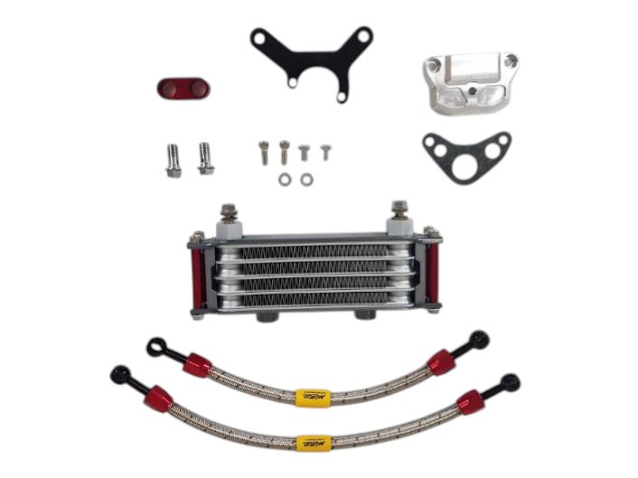 TBParts - Oil Cooler Kit w/ Intake mount for Z50 CRF50 XR50 CT70 & Pit bikes